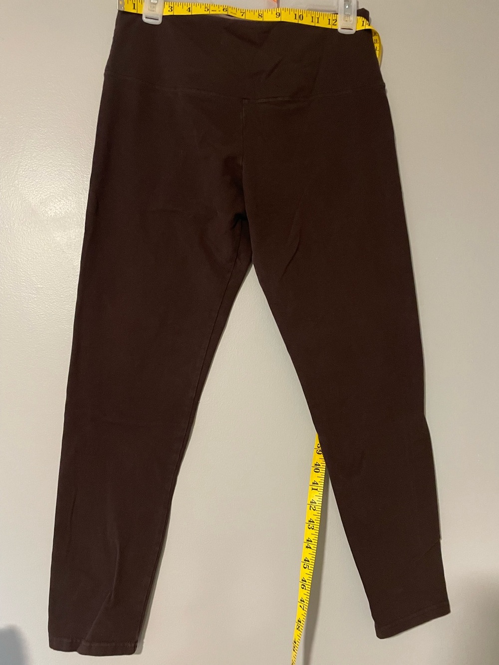 🌰Suave Women’s Solid Brown Stretch Leggings